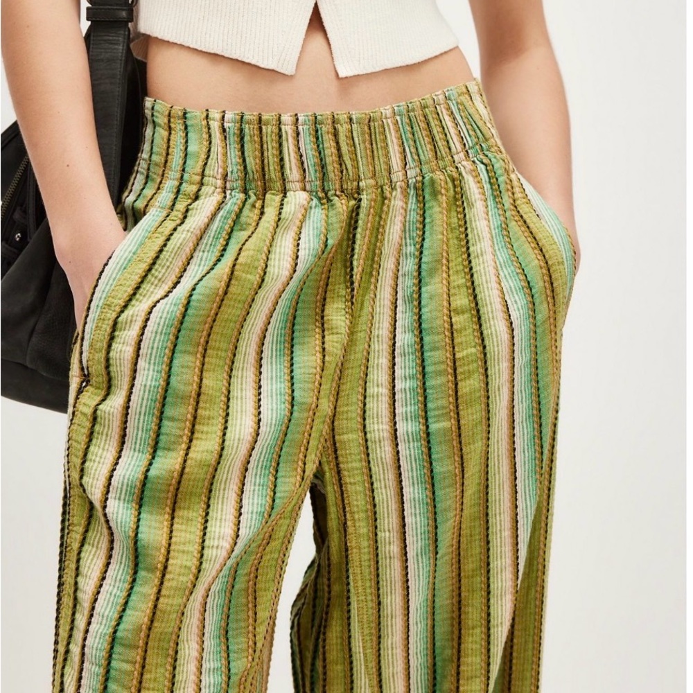 Free people days end pant large green camo combo - Picture 3 of 11